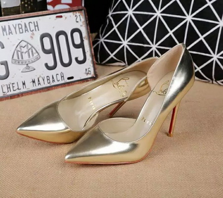 Christian Louboutin Shallow mouth stiletto heel Shoes Women--019